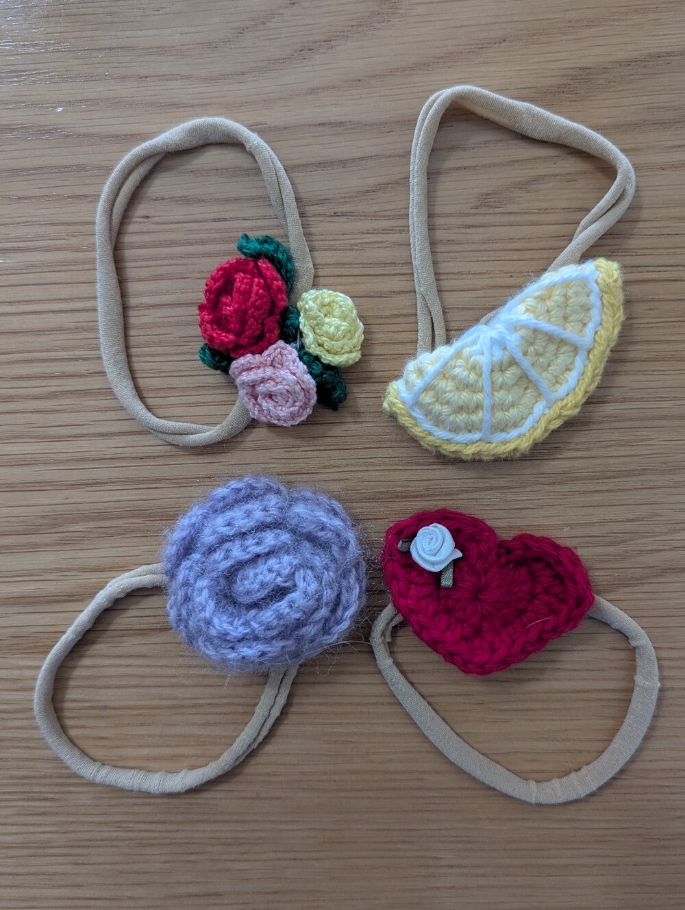 4 Crochet Headbands